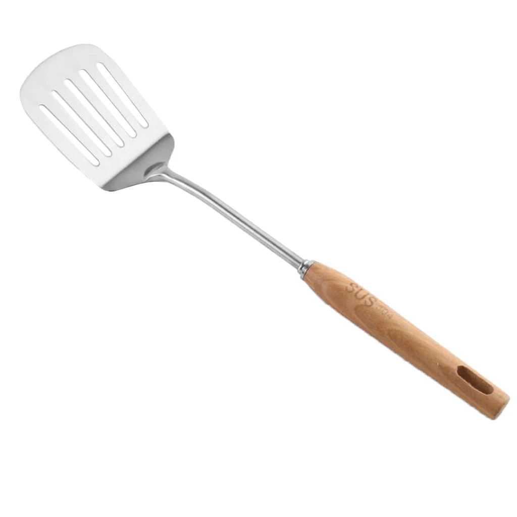 MagiDeal Kitchen Tools Skimmer Spoon Straining Fry Cooking Soup Mesh Strainer Spider Scoop Cooking Tool