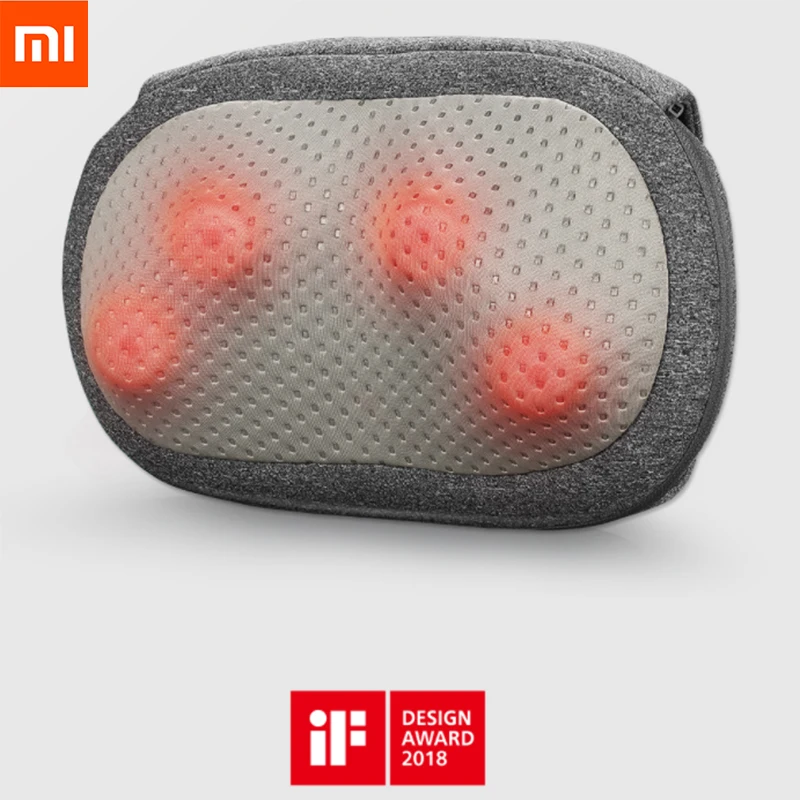 Массажная подушка с подогревом Xiaomi Lefan беспроводной массажер для шеи