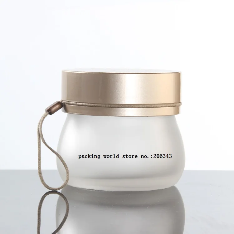 100 г прозрачная/матовая стеклянная банка/горшок светильник желтой/коричневой