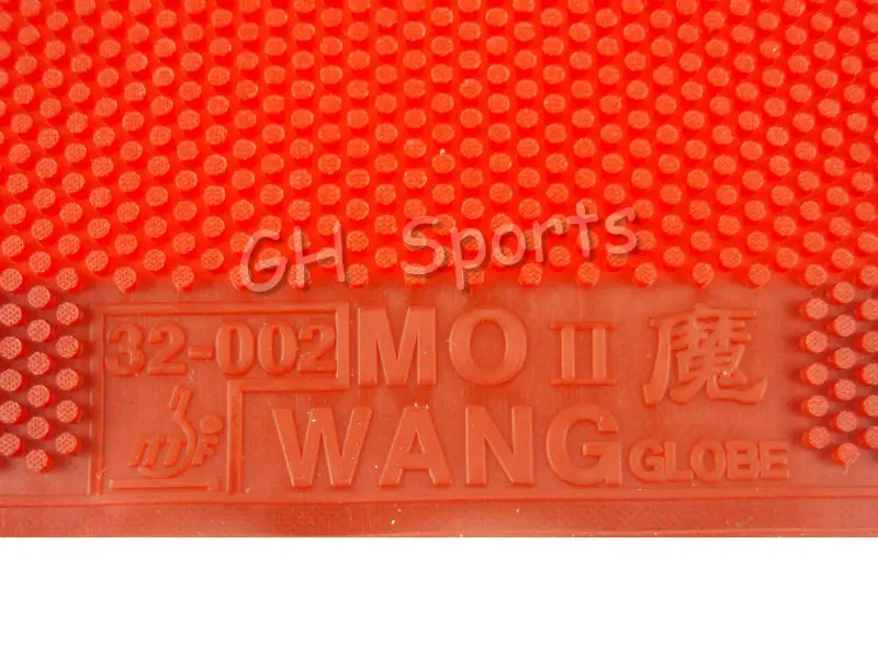 2x Globe mo Wang II Long Pips-Out Настольный теннис(пинг-понг) Резина без губки(верхний лист, бык