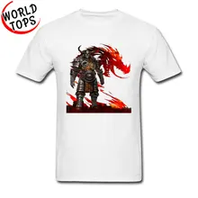 Camisas personalizadas estampadas en 3D Guild Wars 2 Asura Charr PC juego divertida camiseta para hombre moda de lujo marca camiseta hombre Padre