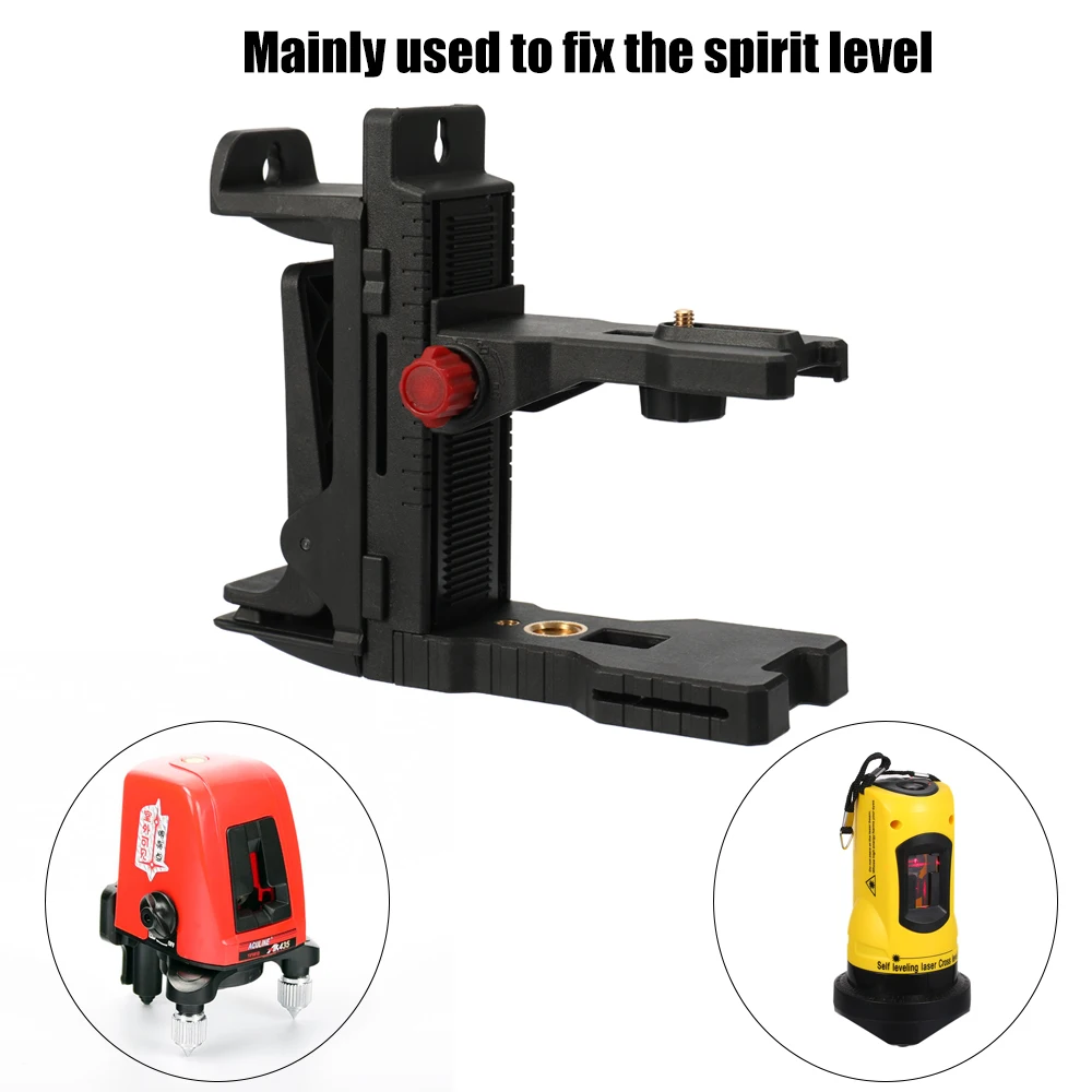 

1/4" Infrared Level Bracket Adjustable Magnetic Wall Mounted Hangs Wall Hanger horizontal instrument bracket for laser level