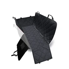 Переноска для домашних животных, чехол на сиденье для автомобиля, собаки, кошки, заднее сиденье для автомобиля, Оксфорд, водонепроницаемый, устойчивый к царапинам, нескользящий прочный коврик, гамак, подушка, защита