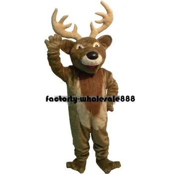 

New Halloween Christmas Deer Mascot Costume Suits Cosplay Party Game Dress Outfits Clothing Advertising Carnival Halloween