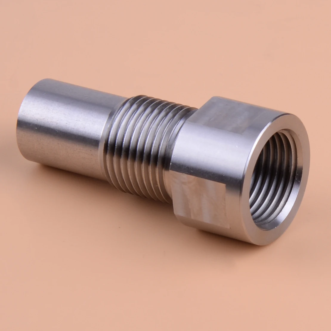 

beler Stainless Steel Car O2 Oxygen Sensor Restrictor Extender Test Pipe Extension Adapter Spacer Catalytic Converter M18 X 1.5