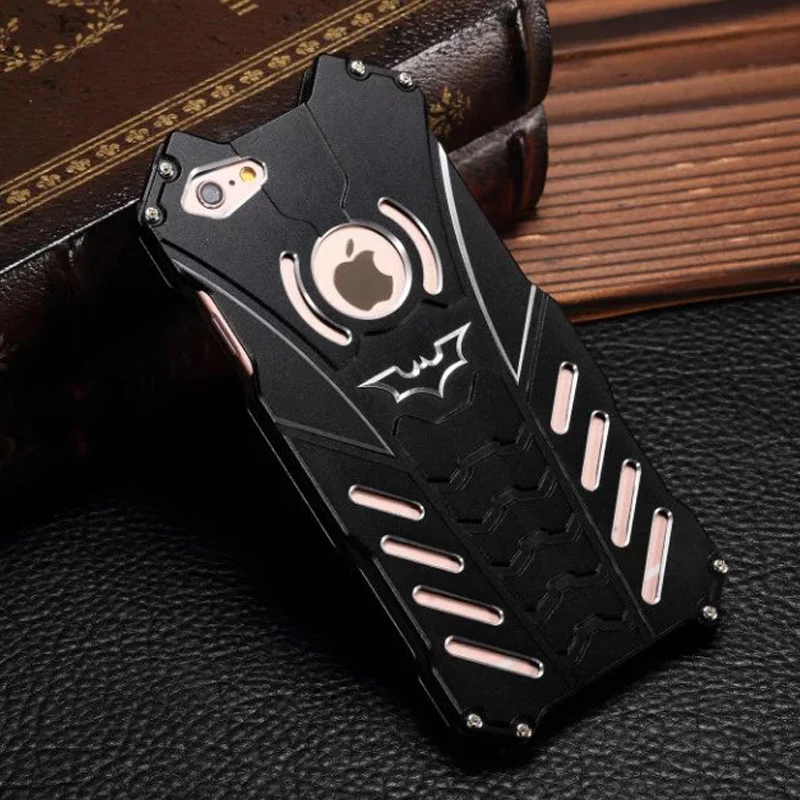 

Luxury Fashion Mobile phone bag For iphone 6 6s Batman Scratch resistant Metal Cool Cell phone Case For iphone 6plus 6Splus