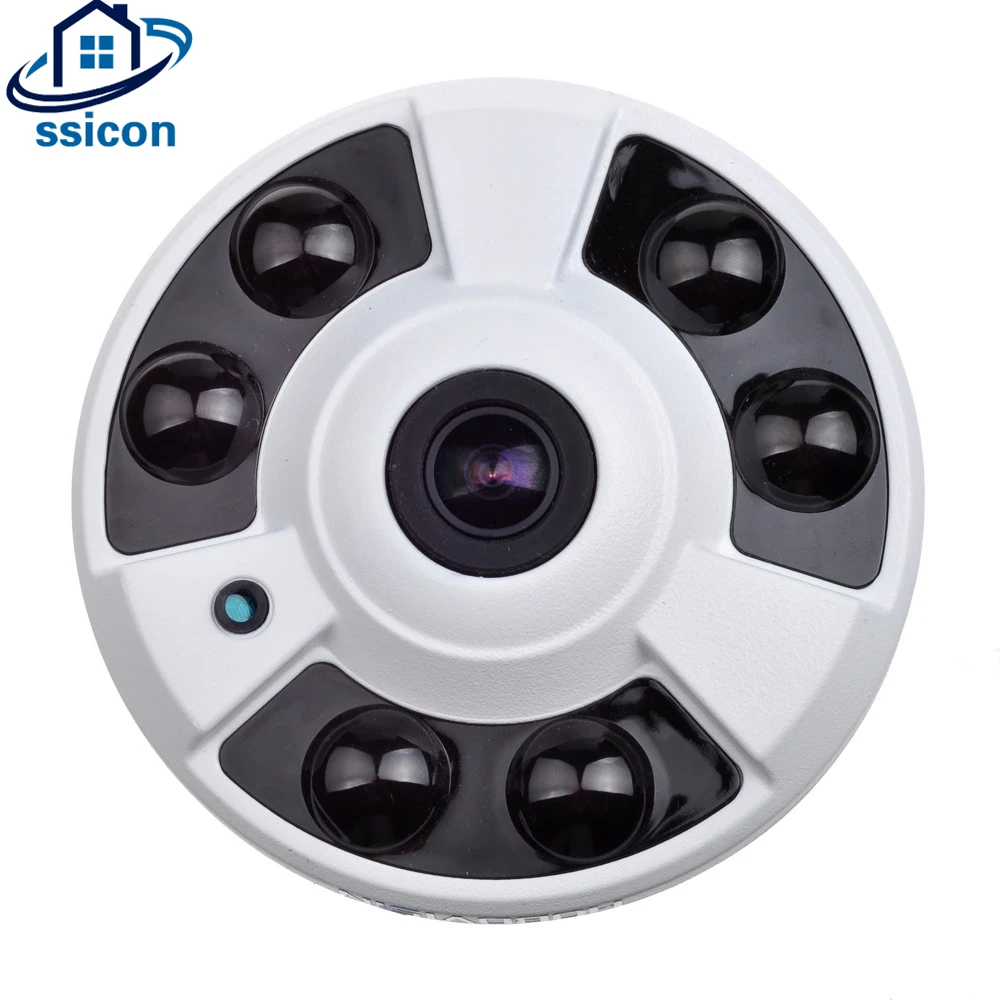 SSICON 4Megapixel Security 180 Degree Camera Wide Angle View 6Pcs IR