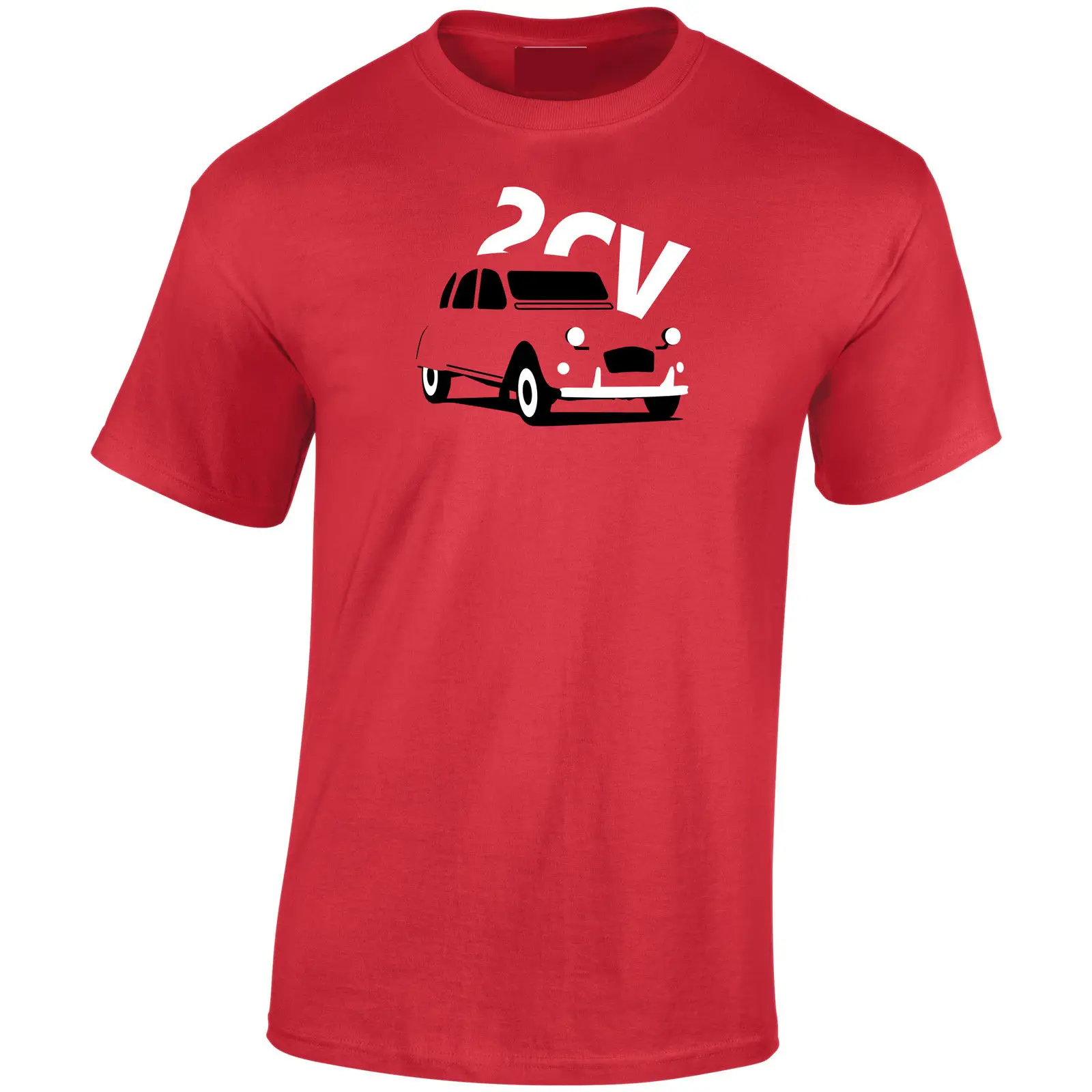 

2019 New Summer Style Fashion T-shirt France Car 2CV Inspired Men's T-Shirt Gift for Dad, Uncle Grandad Cool Fashion Car