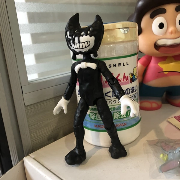 Оригинальный набор для гаража 15 см чернильная машина Bendy Wolf Joints кукла фигурка