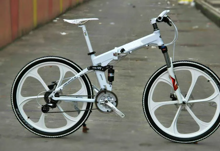 Excellent Kalosse DIY    folding bicycle 26   21/24/27/30speed   Hydraulic brakes , mountain bike man  26*2.125 tires road bike 1