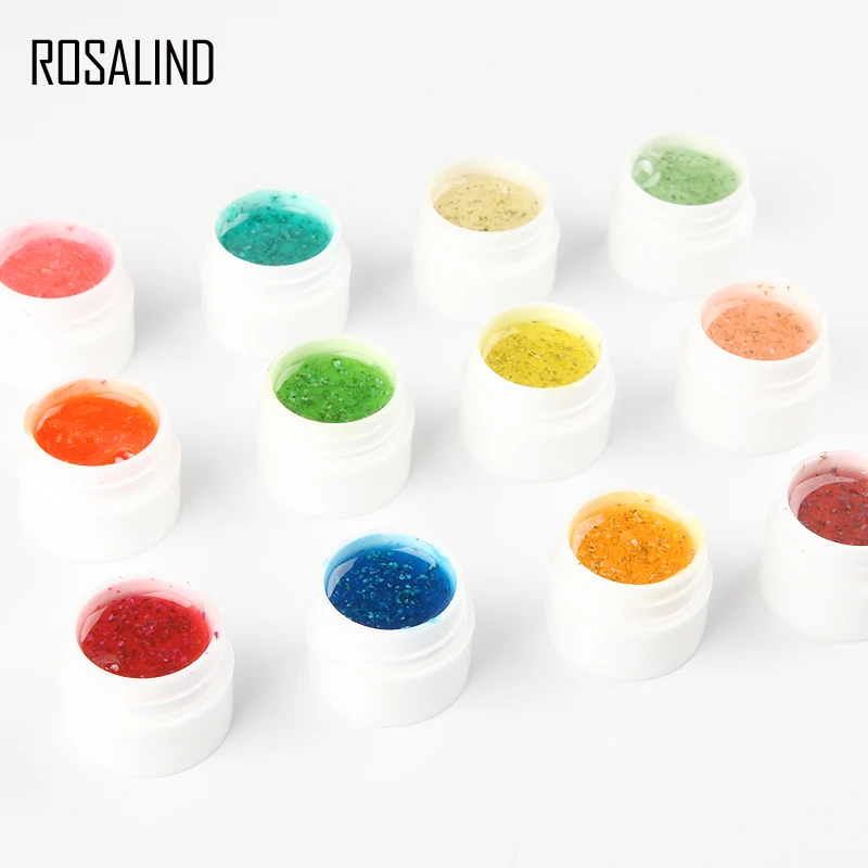 ROSALIND 5 мл Цветок феи гель лак гибридный дизайн ногтей Полупостоянный УФ для Набор