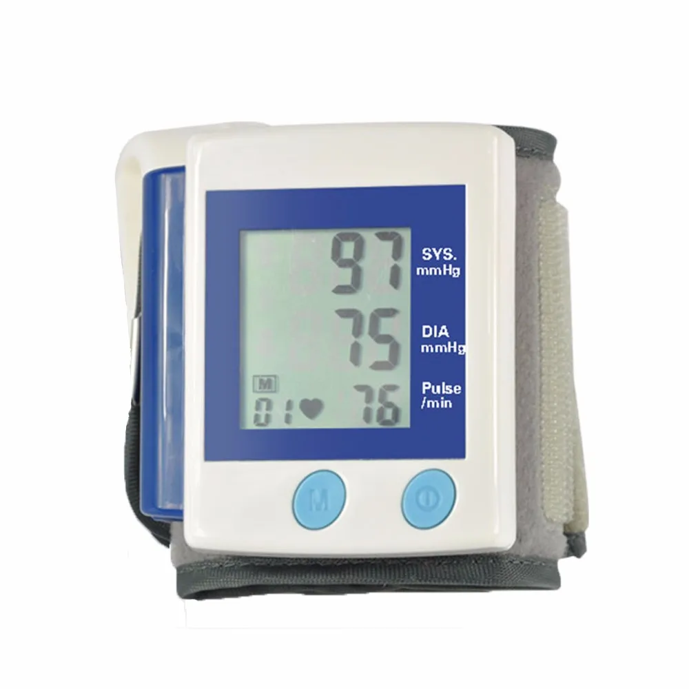 Health Care Automatic Digital Wrist Blood Pressure Monitor Meter Cuff Blood Pressure Measurement Health Monitor Sphygmomanometer (15)
