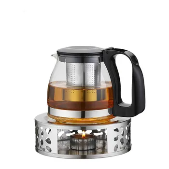 

Stainless Steel Teapot Trivets Alcohol Candle Heating Coffee Milk Warm Stove Tea Set Tea Pot Holder Shelf Base Teaware Tea Maker
