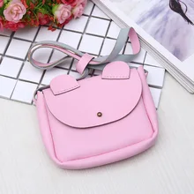 Прекрасный кошелек из искусственной кожи для девочек, детская сумка на плечо с ушками котенка, цветная сумка для принцессы, Детская сумочка для девочек