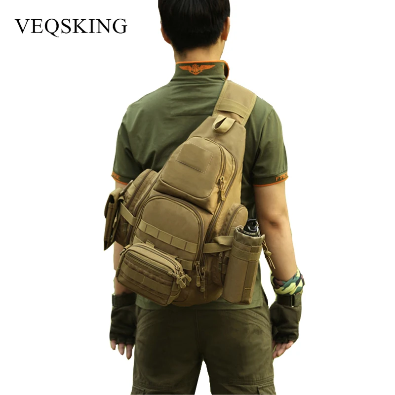 

20-35L 14inch Molle Military Tactical Backpack Men's Sport Shoulder Bag Waterproof Travel Sling Backpack Outdoor Climbing Bag