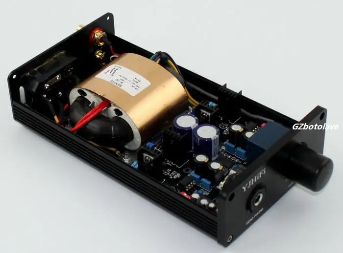 DIY AC220V TPA6120A headphone Amplifier Original TPA6120A and NE5534 Digital amplifier