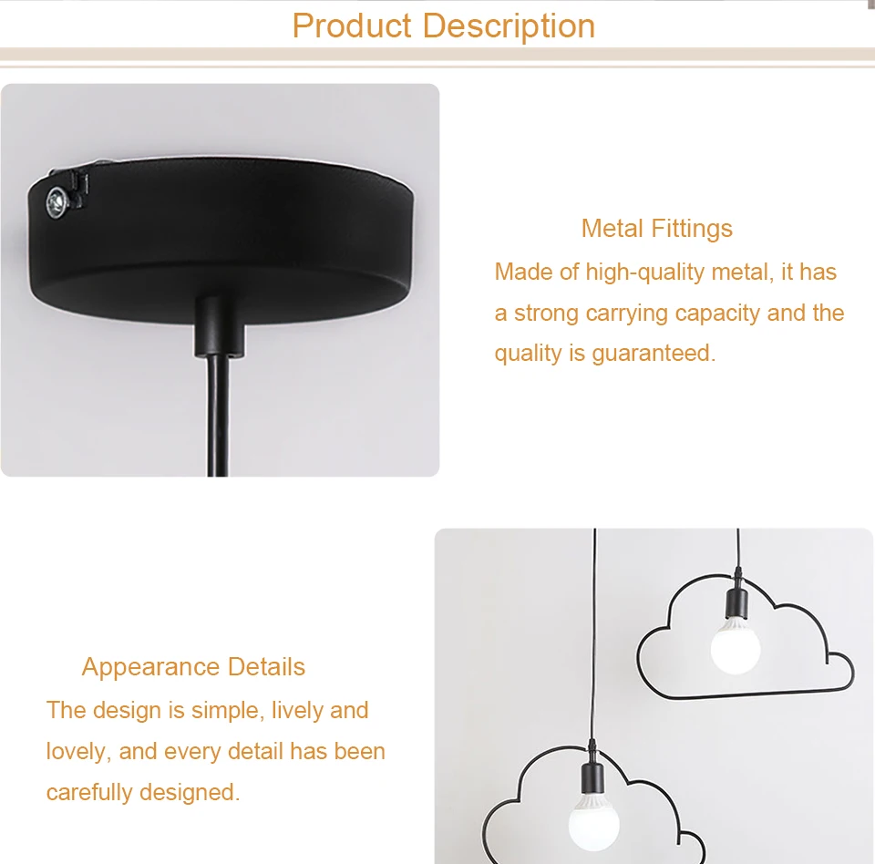 YWXLight современный скандинавский подвесной светильник креативная Светодиодная лампа облако моделирование светодиодный светильник E27 лампа столовая гостиная Кухня Бар