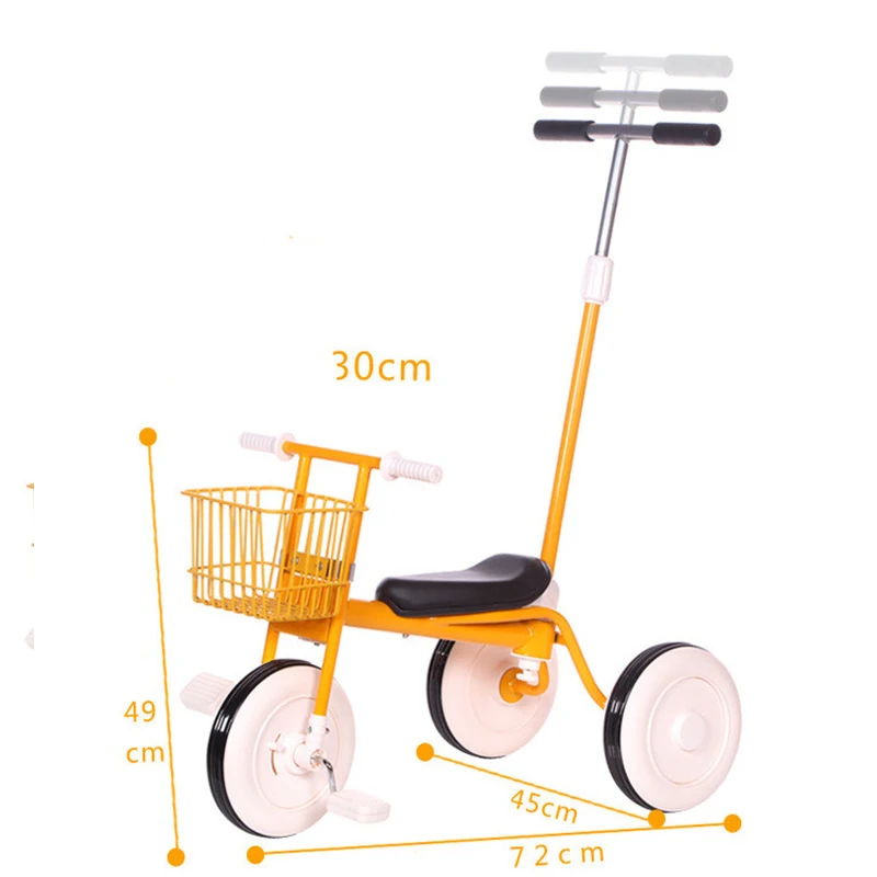 Детский трехколесный велосипед с тремя колесами, Детский самокат на колесиках, Детский велосипедный велосипед, портативная детская игрушка, спортивная езда на автомобиле 1-3 года