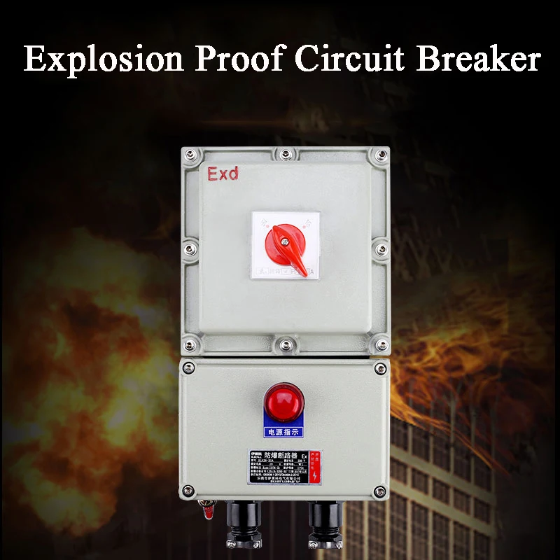 

BLK28-20A 220V AC 2P 20A Flameproof Circuit Breaker Residual Current Circuit Breaker
