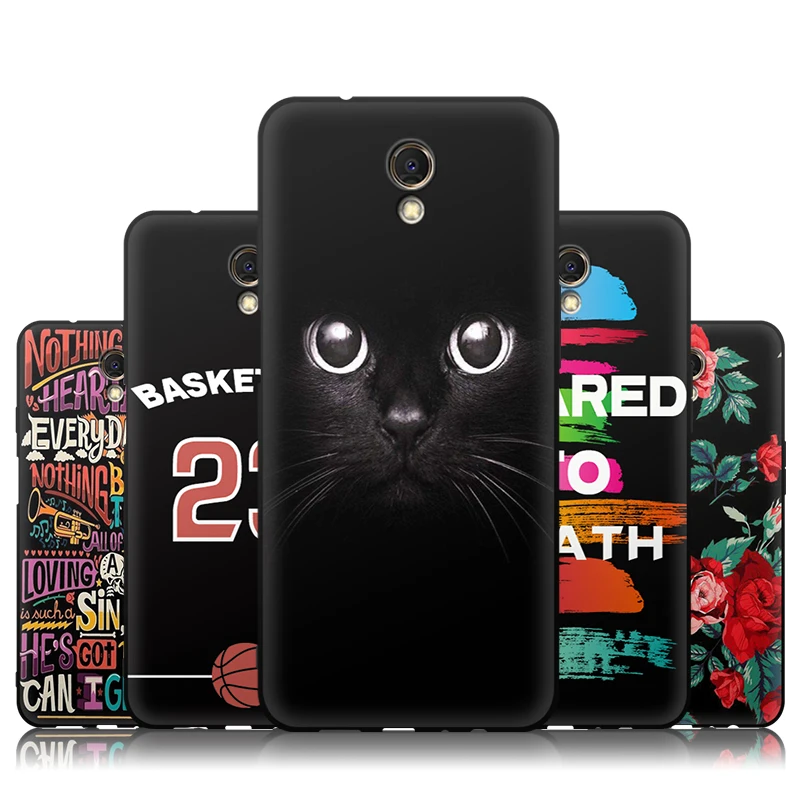 Черный матовый Мягкий силиконовый чехол JURCHEN из ТПУ для Meizu M6S 5 7 дюйма роскошный