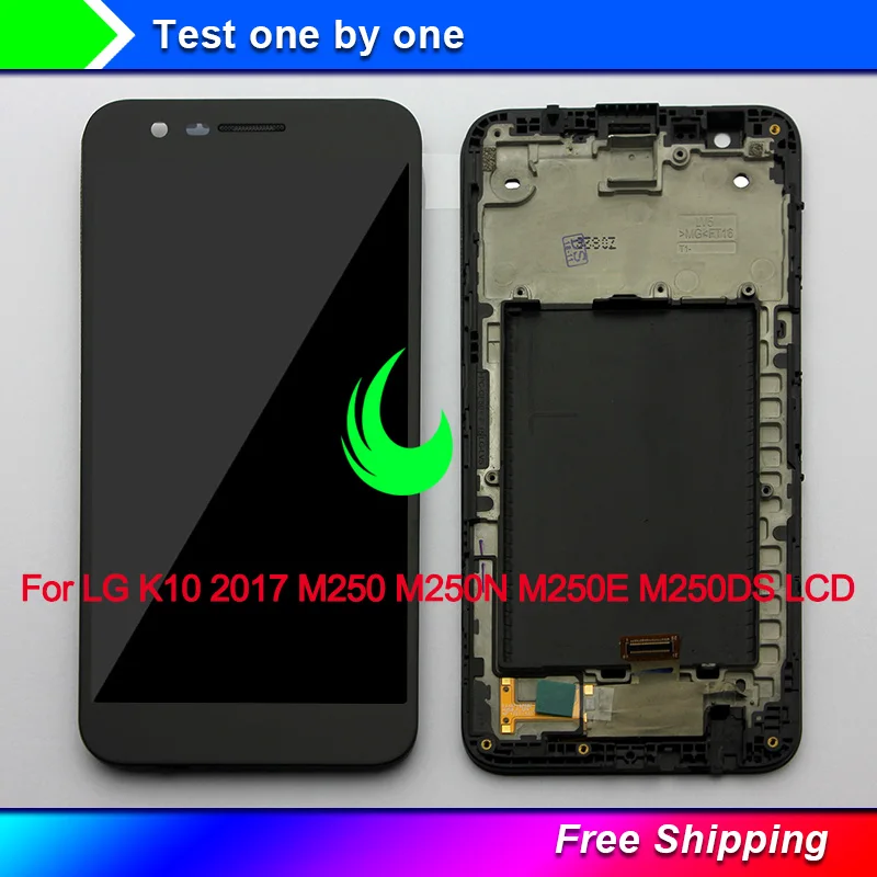 

5.3"Original Display For LG K10 2017 LCD Touch Screen Digitizer Assembly with Frame For LG K10 2017 LCD M250 M250N M250E M250DS