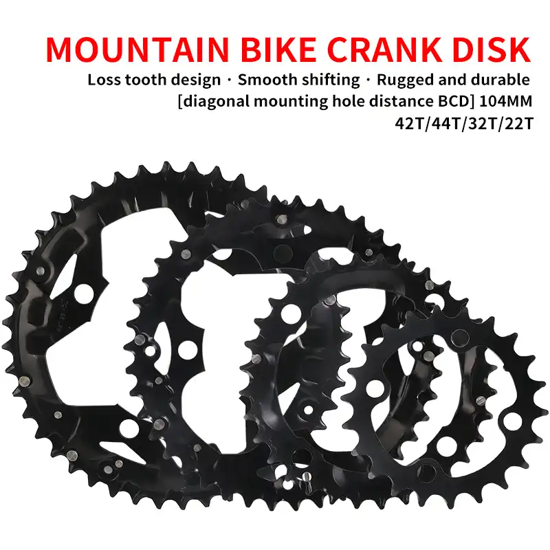 Mtb 自転車チェーンリングチェーンリングシマノ Sram ユニバーサルクランクセット 22 T 32 T 42 T 44 T 104bcd サイクリングパーツ自転車アクセサリー 自転車 クランク チェーンホイール Aliexpress