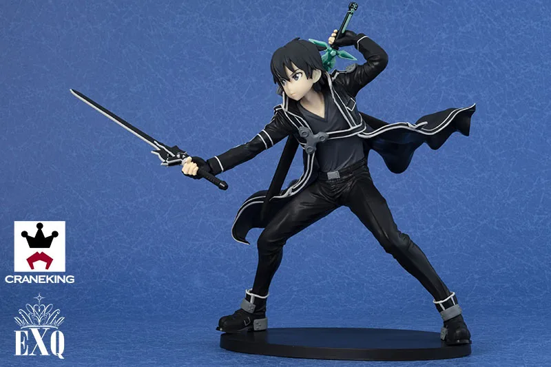 100% оригинальная коллекция Banpresto EXQ SAO Figure KIRITO от &quotSword Art Online&quot|Игровые фигурки и