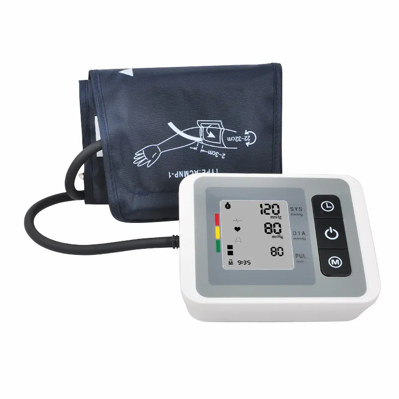 

Home Use Large LCD Display Automatic Automatic power-off function Upper Arm Digital Blood Pressure Monitor