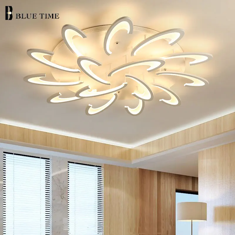Luz de techo llevada moderna para sala de estar comedor dormitorio Lustres LED techo lámpara lampara de techo iluminación