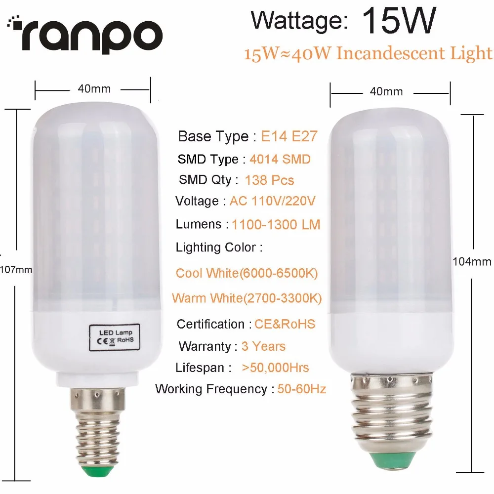 E27 E14 светодиодный кукурузная лампа светильник 5W 7W 8W 9W 15W 4014 SMD Холодный белый/теплый белый/розовый/фиолетовый AC 220V 36 56 72 96 138 светодиодный s lamprada светильник s