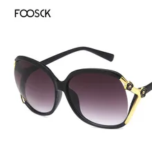 FOOSCK Модные солнцезащитные очки Брендовые дизайнерские роскошные сексуальные женские/мужские круглые солнцезащитные очки