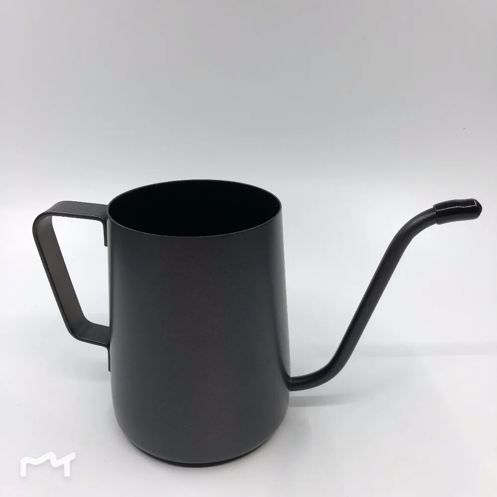 

280ml Gooseneck Spout Coffee Kettle Tea Pot Pour Over Thick Stainless Steel Teflon Coating Long Narrow Spout Coffee Pot