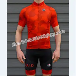 KOM красный комплект для велоспорта летнее мужское трико триатлонный Костюм MTB велосипед Джерси нагрудник шорты гелевая Подушка 2019 pro