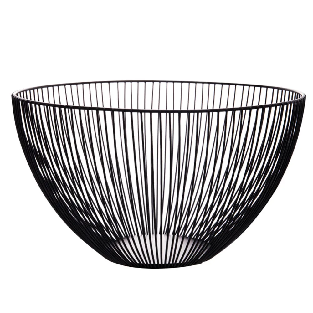 

Creative Fruit Tray Drain Basket Household Iron Fruit Bowl Storage Basket Fruit Basket Drop Shipping