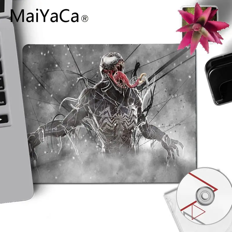 Maiyaca Marvel Venom комфортный маленький коврик для мыши игровой резиновый коврик для мыши ПК компьютерный игровой коврик для мышки с аниме коврики для мыши