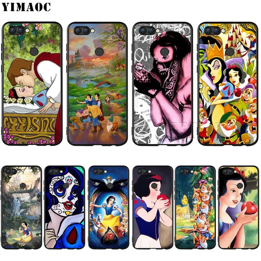 

YIMAOC Snow White Seven Dwarfs Case for Huawei Mate 30 20 Honor Y7 7a 7c 8c 8x 9 10 Nova 3i 3 Lite Pro Y6 2018 P30 P smart