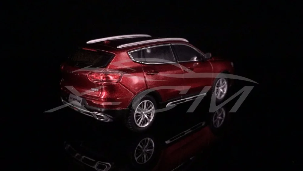 Литая модель автомобиля Great Wall новый Haval H6 1:43 можно оттянуть назад (красный) +
