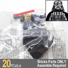 20 шт./лот PG802 Дарт Вейдер гальванических Звездные войны строительные блоки кирпичи подарки игрушки для детей