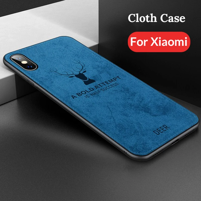 

Fabric Case For Xiaomi Xiomi Mi 8 Lite A2 Lite mi8 5 6 Max 3 2 Case Pocophone F1 Cloth Flip Skin Soft Hard Back Cover
