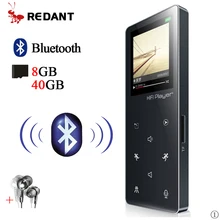 Hi-Fi Lecteur металлический MP3 музыкальный плеер Bluetooth Hi-Fi аудио mp 3 Портативный Walkman для занятий спортом lecteur плеер с fm радио для чтения электронных книг TF