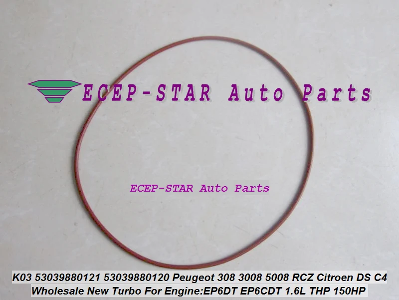 K03 53039880121 53039880120 53039880104 Turbocharger Turbo CHRA Cartridge For Peugeot 207 308 3008 5008 RCZ Citroen DS 3 C4 EP6DT EP6CDT 1.6L (6)