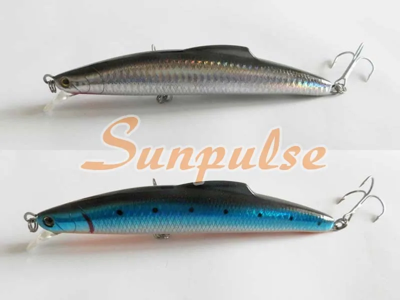 16cm 60g Fishing Lure Sea Tackle Hard Plastic False Bait Deep Swim Bait China Hook Sinking type