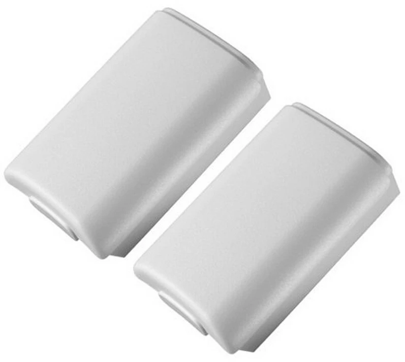 2x White black for Xbox 360 Wireless Controller Battery Cover Holder