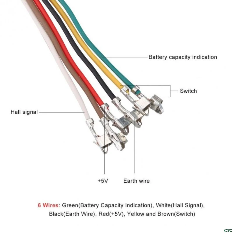 Flash Deal 36/48V Motorcycle E-Bike Bicycle E-Scooter Throttle Finger Two-Way Thumb With Battery Power And Switch ON-OFF Thumb Turn Handle 11