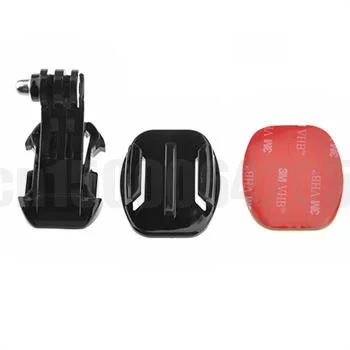

3 in 1 Curved Surface Mount with 3M Adhesive J hook release Buckle Gopro hero 4 3 3 +