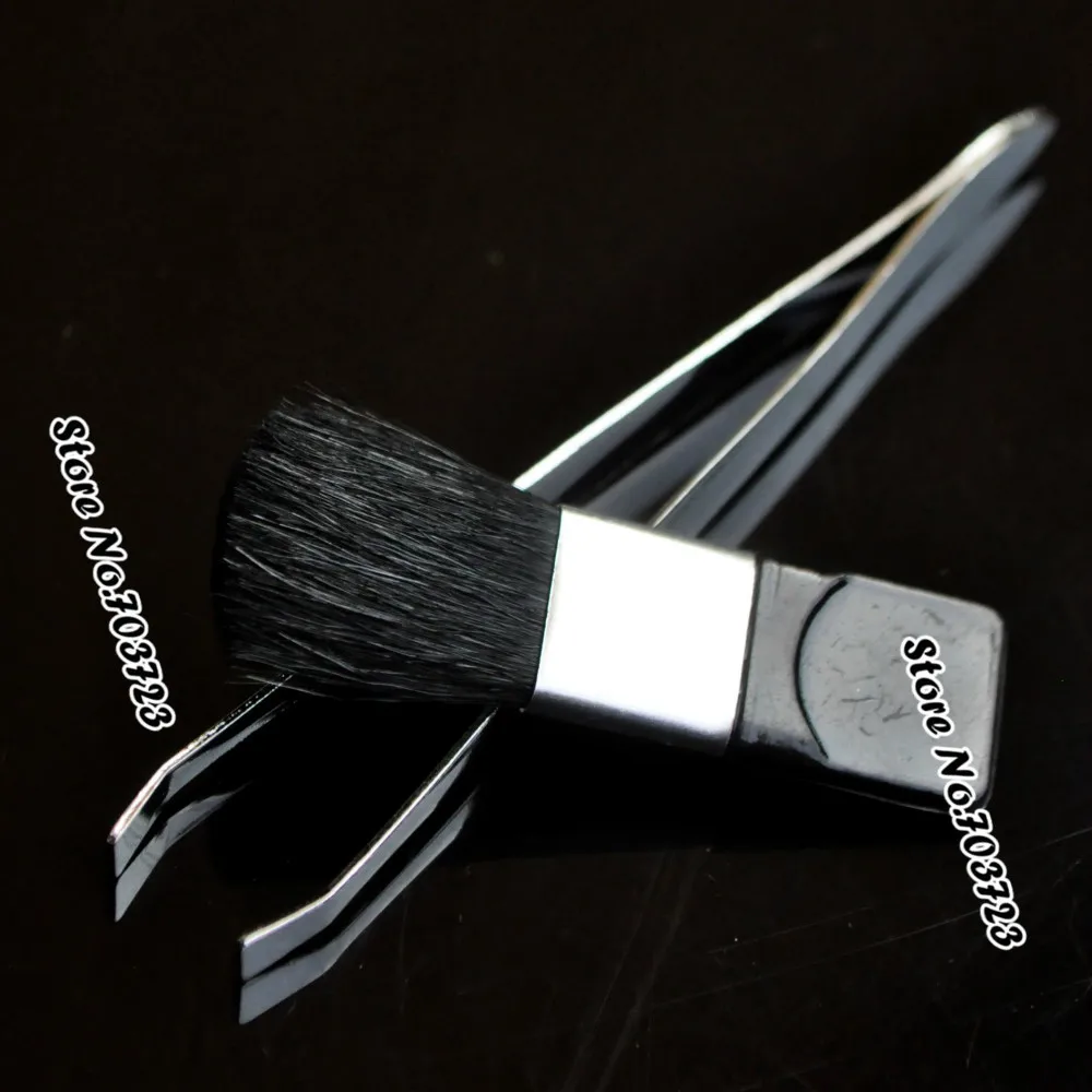 

Pro Nail Art Tweezers and Brush Set for Nails Art Design Velvet & Caviar Micro beads Tool