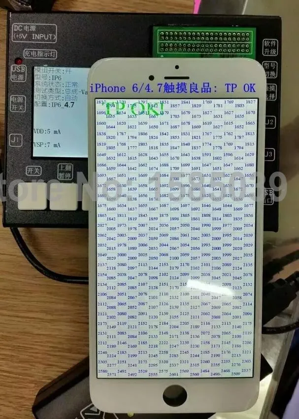 6 в 1 ЖК-дисплей и дигитайзер сенсорный экран тестовая плата ЖК-тест er для iPhone 6S 6S Plus 7 7Plus 8 8Plus 3D верхняя версия