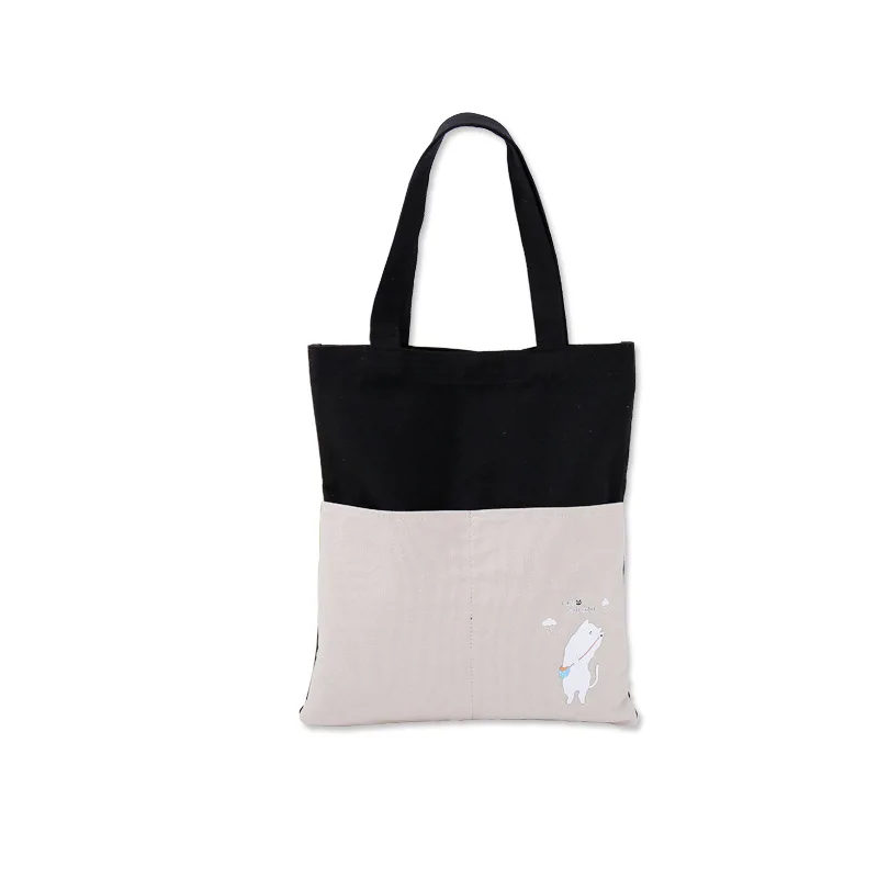

High Capacity Women Corduroy Tote Ladies Casual Solid Color Shoulder Bag Foldable Reusable Women Shopping Beach Bag