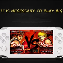 Встроенный 5000 игр, 8 Гб 5,0 дюймов hd портативная игровая консоль MP3 MP4 MP5 видео плеер FM Камера Портативный игровой консоли