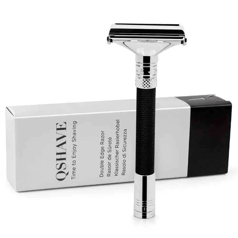 QShave New Design Luxurious Parthenon Razor Butterfly Open Adjustable